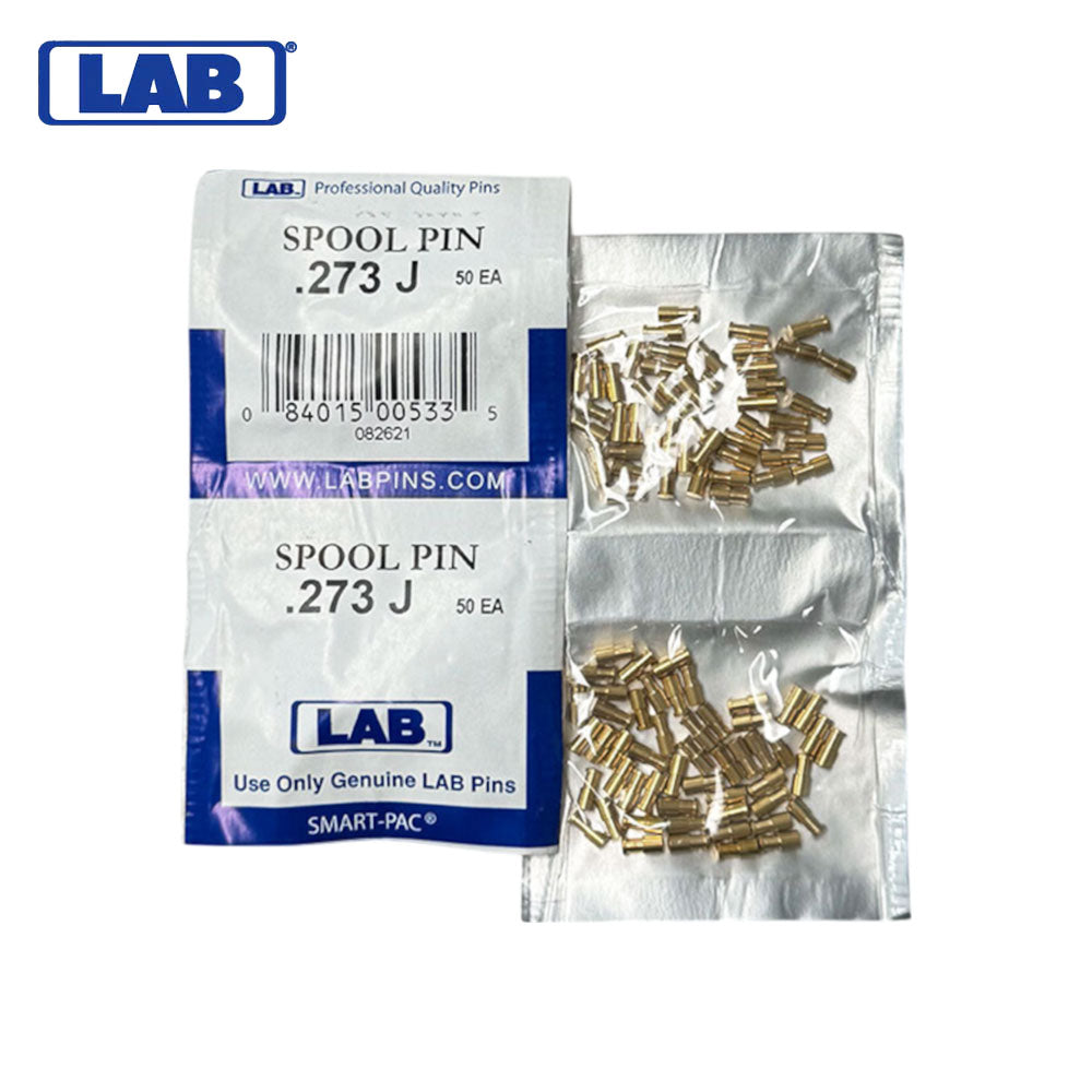 LAB - J273 - Spool Pin .273 Colored - Smart Pack 100 Pins