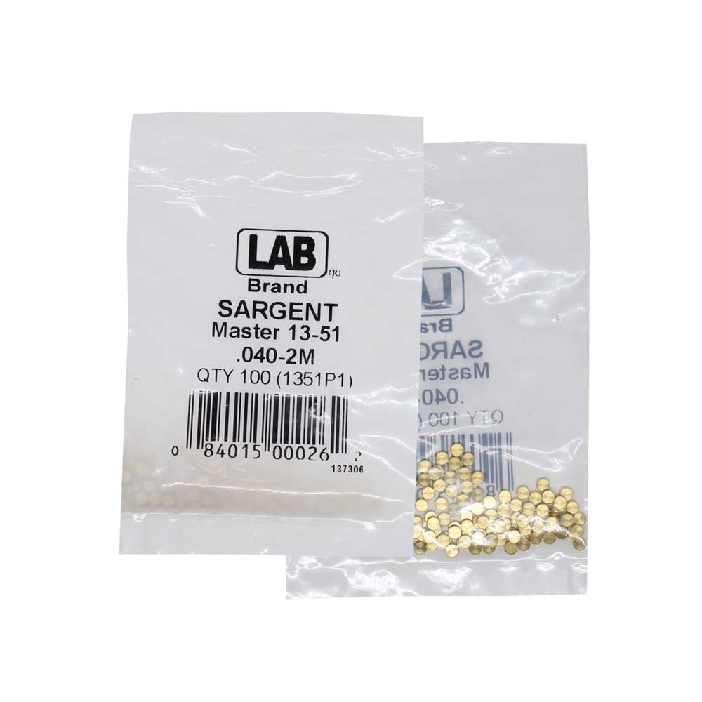 LAB - SAR13-0051 - Sargent 2 Master Pin - Size .040 - Polybag 100 Pins