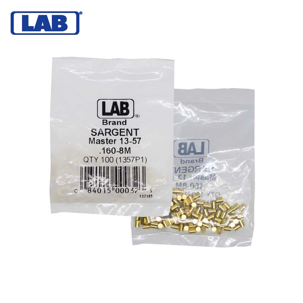 LAB - SAR13-0057 - Sargent 8 Master Pin - Size .160 - Polybag 100 Pins