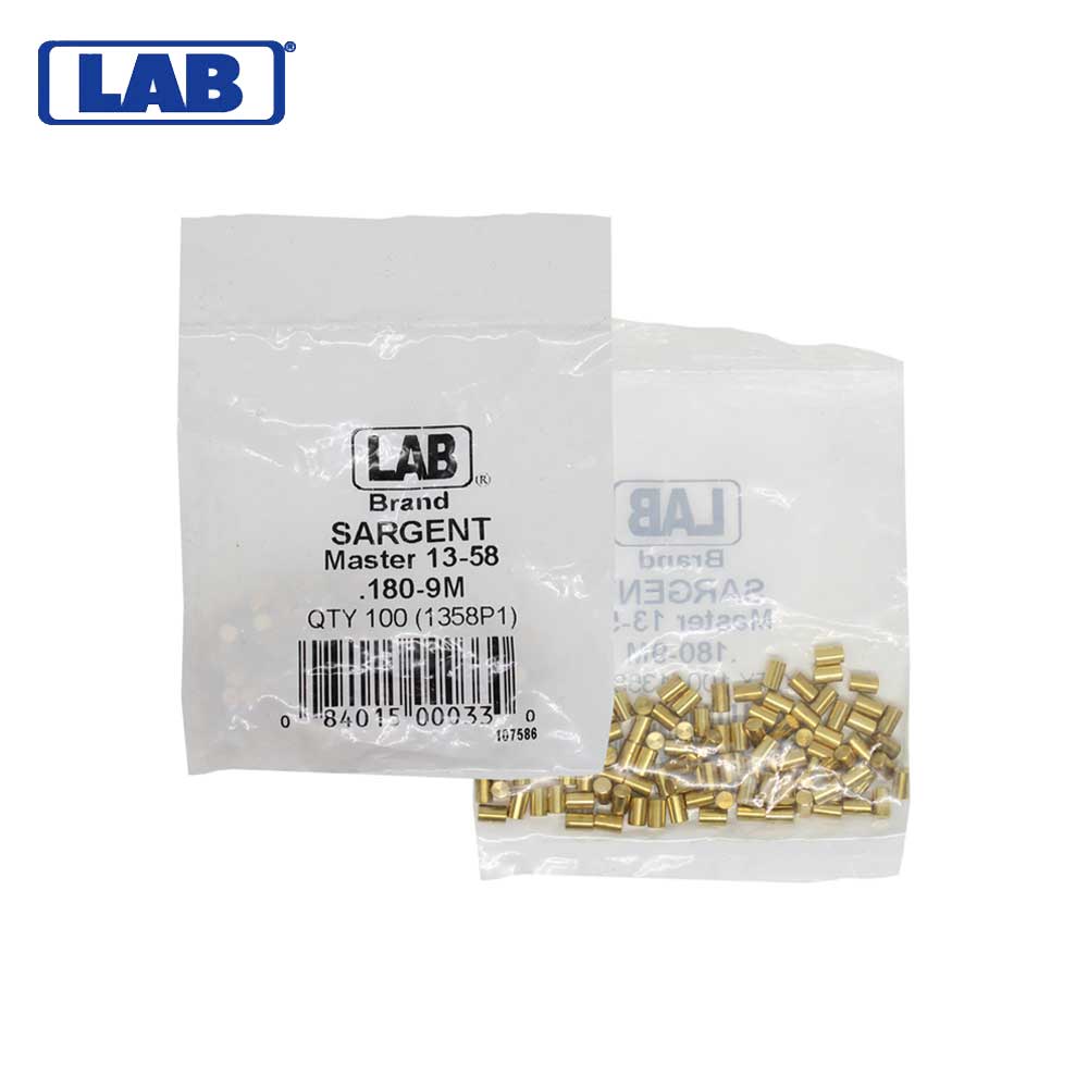 LAB - SAR13-0058 - Sargent 9 Master Pin - Size .180 - Polybag 100 Pins