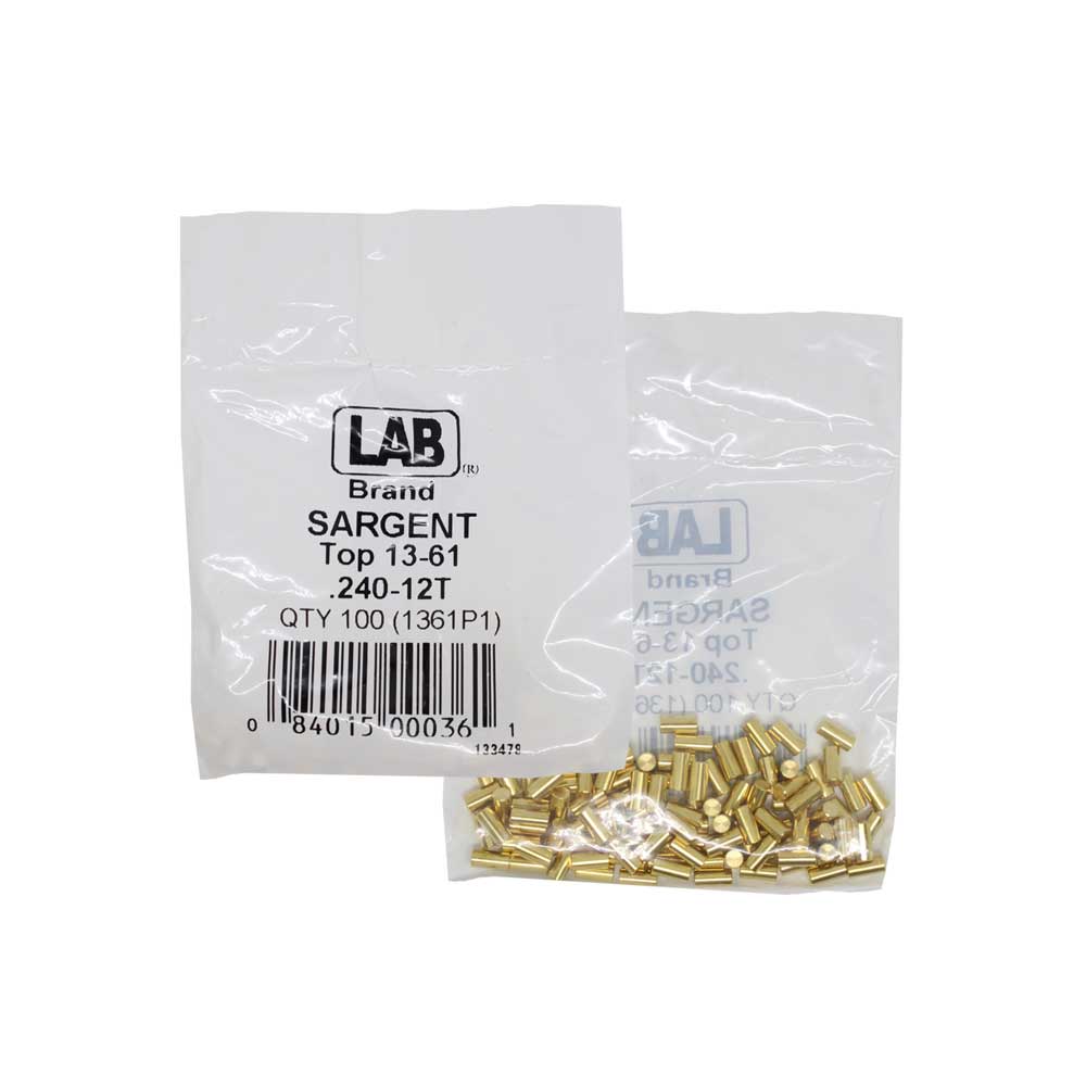 LAB - SAR13-0061 - Sargent 12 Top Pin - Size .240 - Polybag 100 Pins