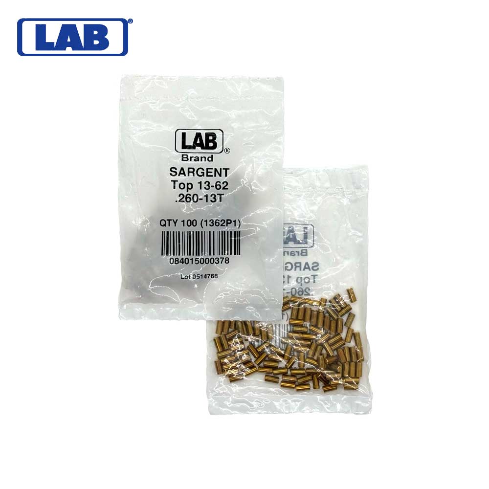 LAB - SAR13-0062 - Sargent 13 Top Pin - Size .260 - Polybag 100 Pins