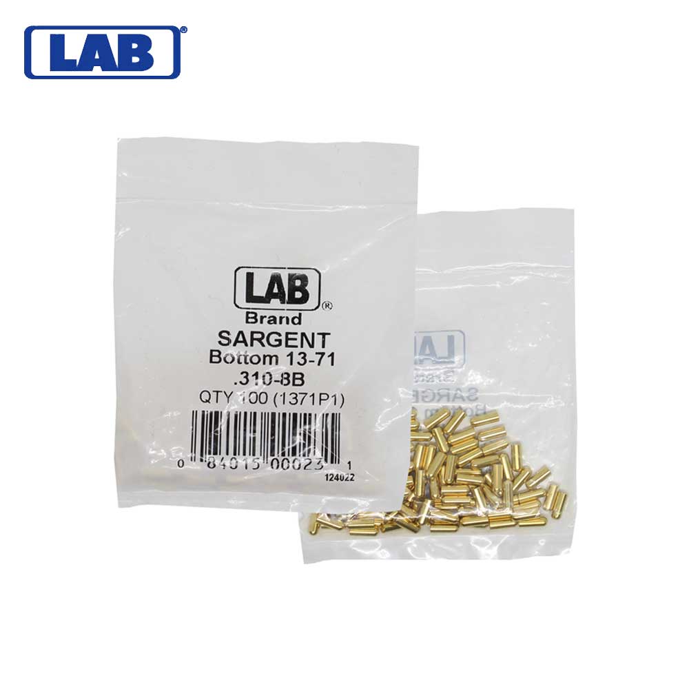 LAB - SAR13-0071 - Sargent 8 Bottom Pin - Size .310 - Polybag 100 Pins