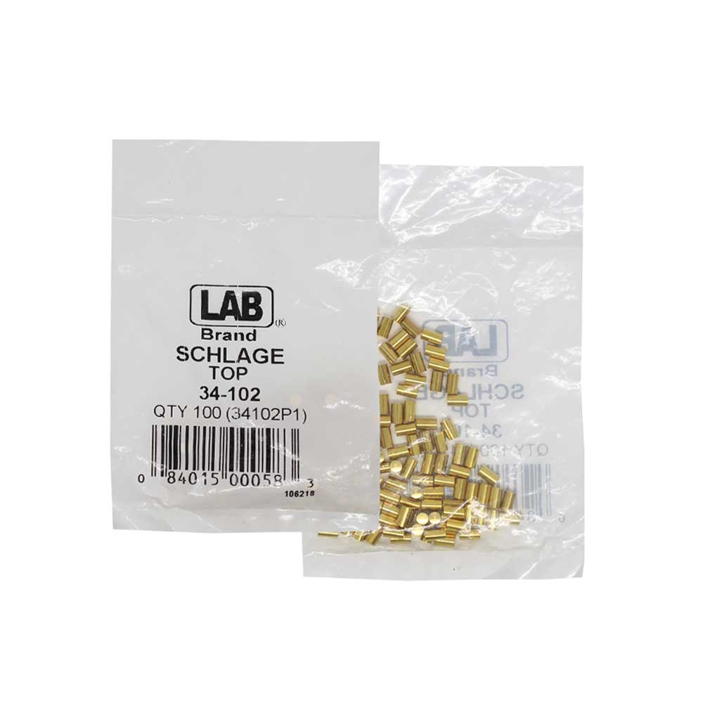 LAB - SCH34-102 - Schlage Top Pin - Size .200 - Polybag 100 Pins