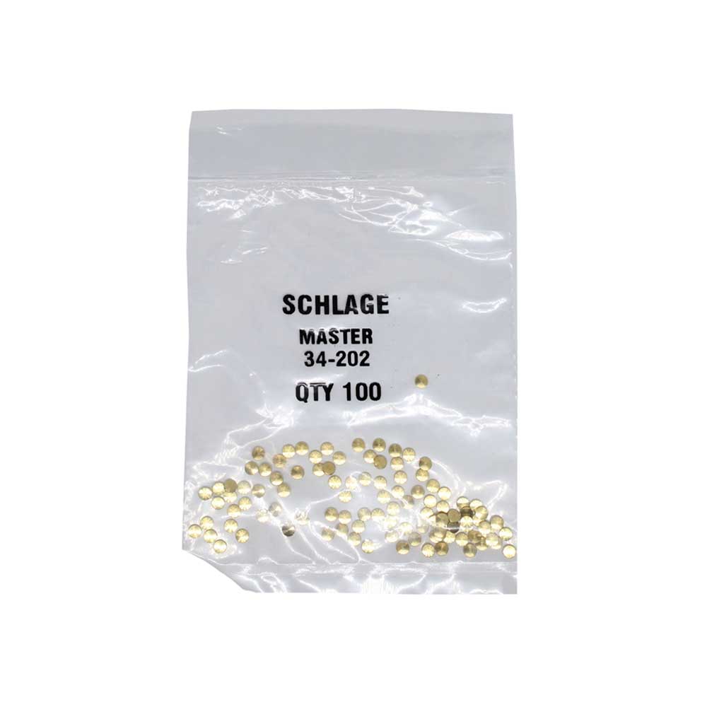 LAB - SCH34-202 - Schlage 2 Master Pin - Size .030 - Polybag 100 Pins