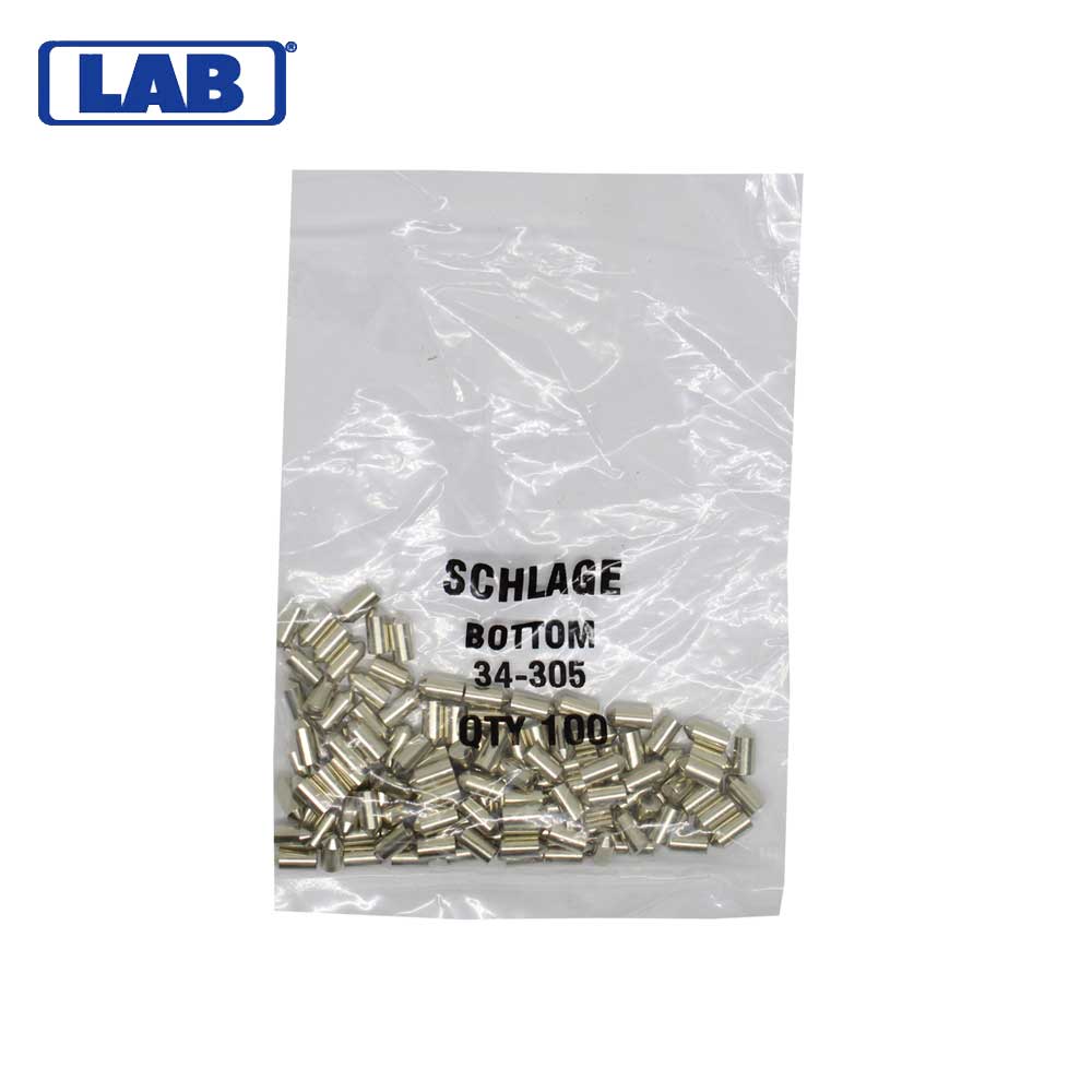 LAB - SCH34-305 - Schlage 5 Bottom Pin - Size .240 - Polybag 100 Pins