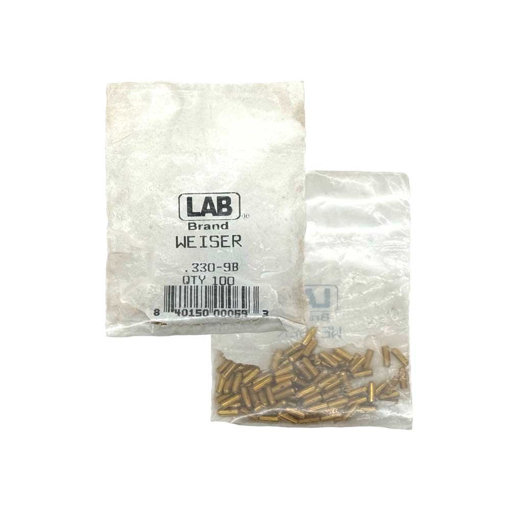 LAB - WEI8553-9 - Weiser 9 Bottom Pin - Size .330 - Polybag 100 Pins