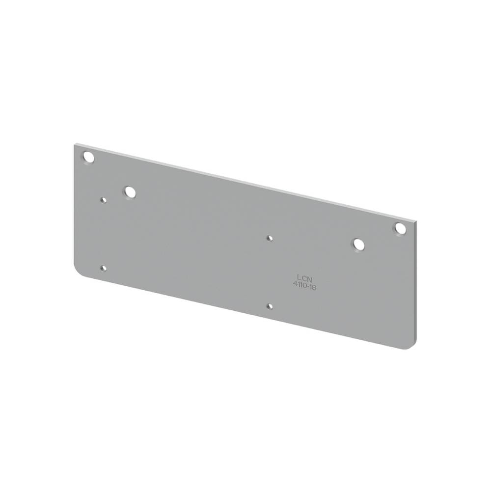LCN - 4110-18 - Drop Plate - Narrow Top Rail / Flush Ceiling - 689 (Aluminum Painted Finish)