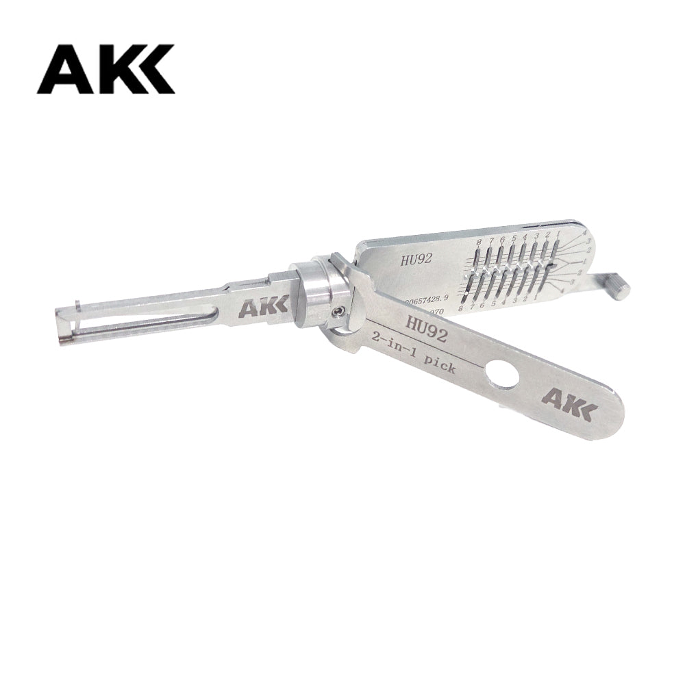 AKK Lishi HU92 Single Lifter 2-in-1 Pick and Decoder Tool for BMW, MINI, Land Rover