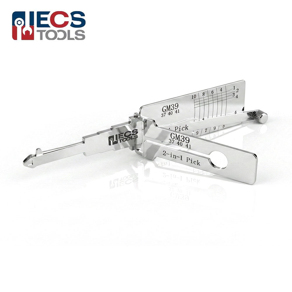 ECS TOOLS Lishi GM39 2-in-1 Decoder and Pick