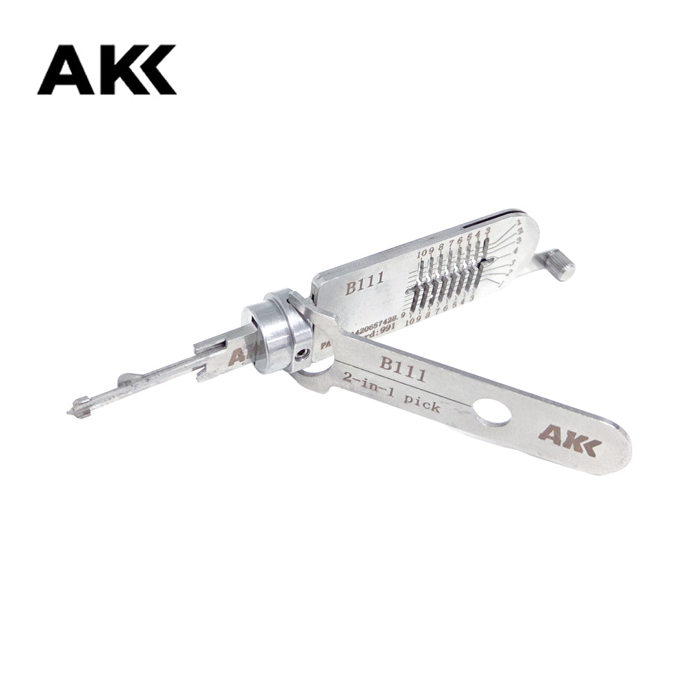 AKK Lishi B111 2-in-1 Pick and Decoder Tool