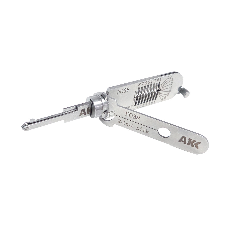 AKK Lishi FO38 2-in-1 Pick and Decoder Tool for Ford