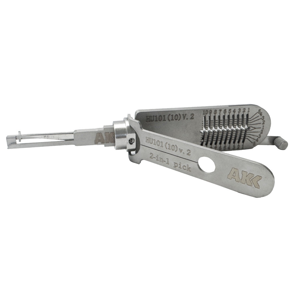 Genuine AKK Lishi HU101 (10) 2 in 1 Decoder and Pick