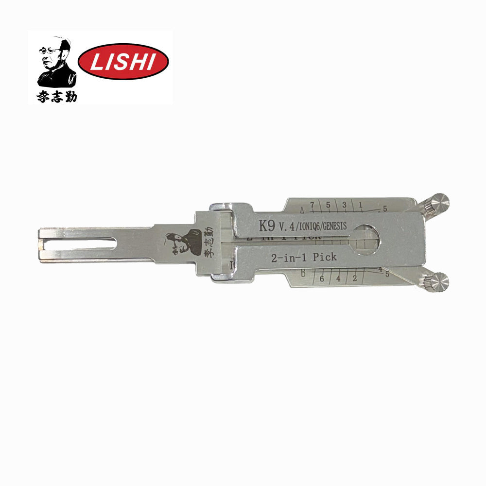 Original Lishi K9 v.4 Kia Hyundai 2-in-1 Pick & Decoder Door-Trunk