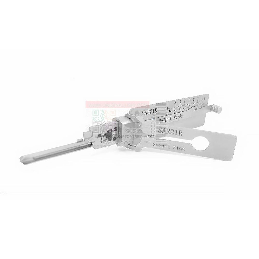 Original Lishi SAR21R 2-in-1 Pick and Decoder - Anti Glare
