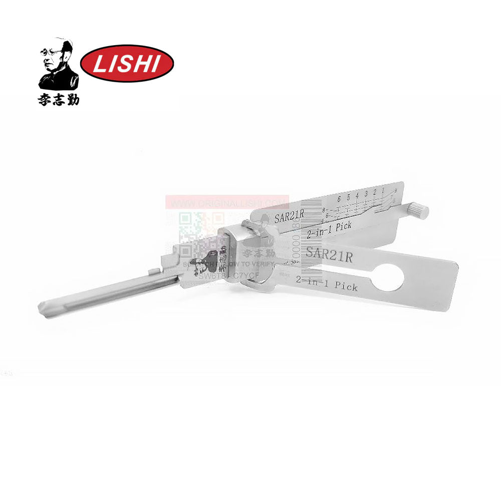 Original Lishi SAR21R 2-in-1 Pick and Decoder - Anti Glare