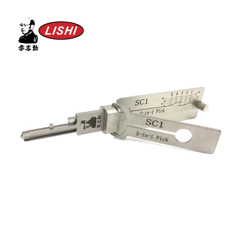 Original Lishi 5Pin Schlage Anti Glare 2-in-1 Pick & Decoder Residential SC1