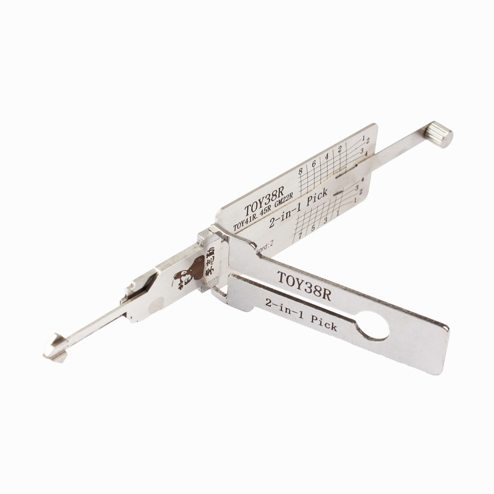 Original Lishi TOY38R DH4R 2-in-1 Decoder and Pick for Toyota (Doors Only)