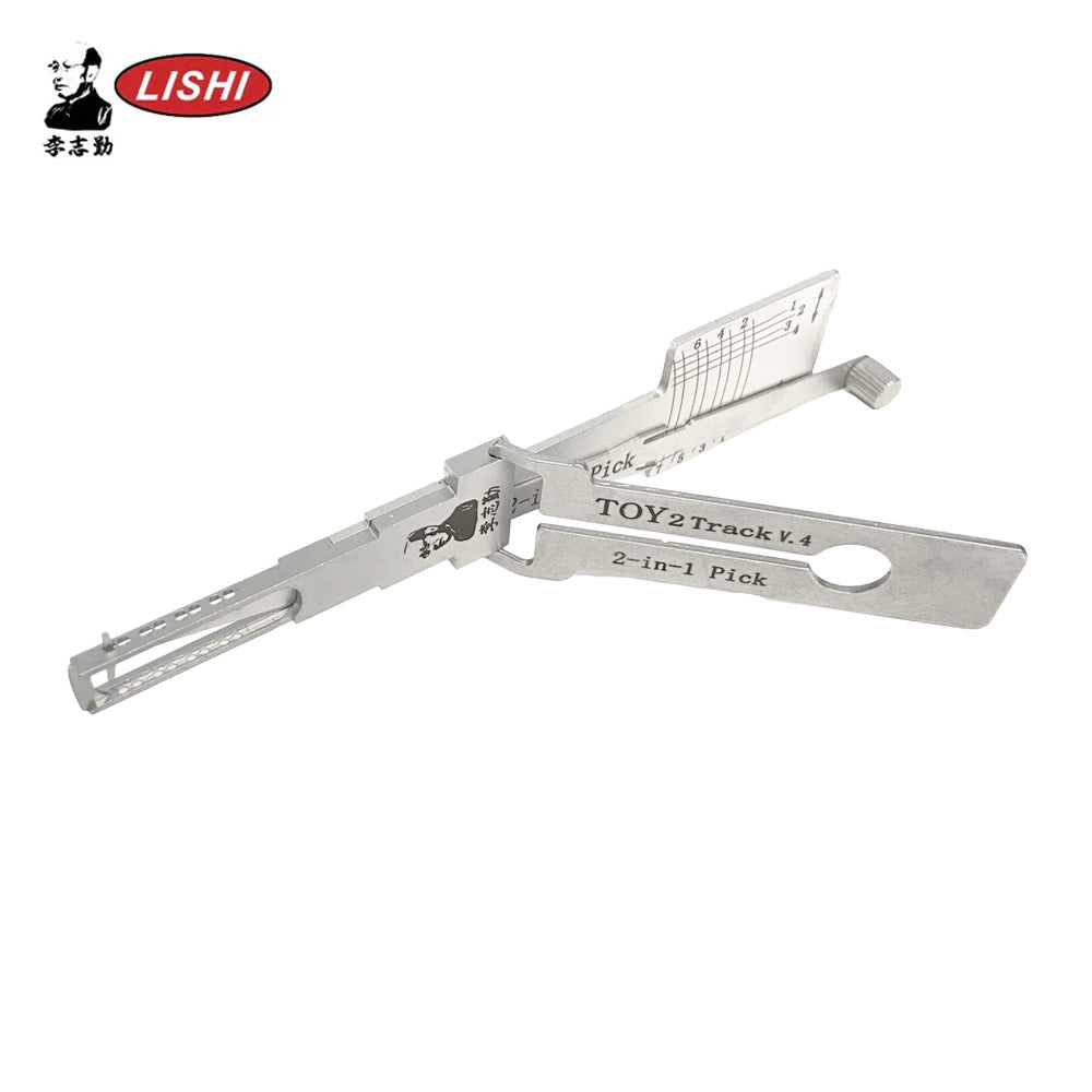 Original Lishi TOY2T-V4-CUTOUT-AG Toyota Lexus Anti Glare 2-in-1 Pick & Decoder Door-Trunk 80K