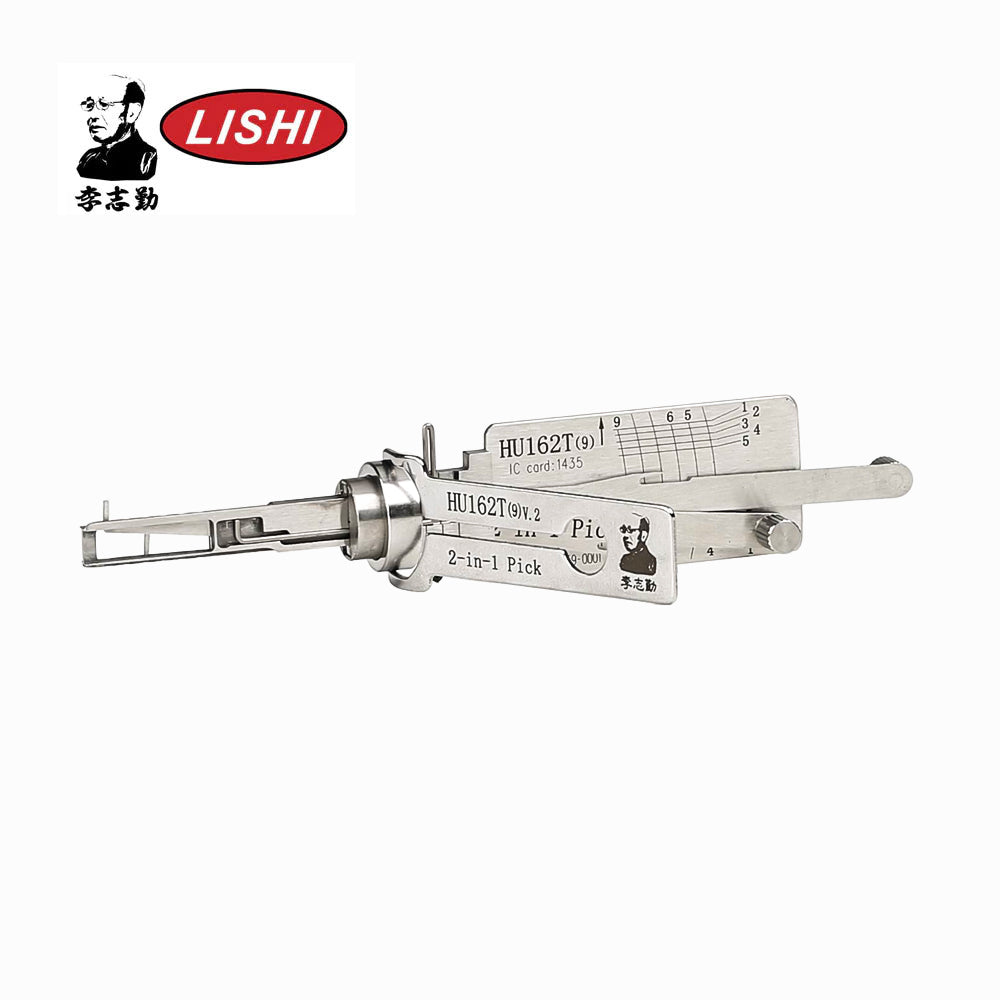 Original Lishi VW Audi Anti Glare 2016 2-in-1 Pick & Decoder 9 Cut HU162T