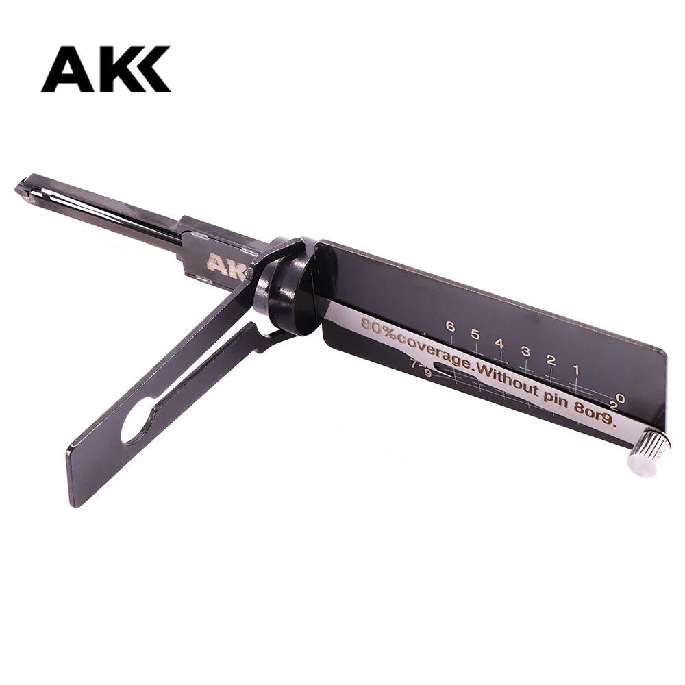 Genuine AKK Lishi Yale-6-B (6-Pin) 2-IN-1 Pick for Yale Door Locks