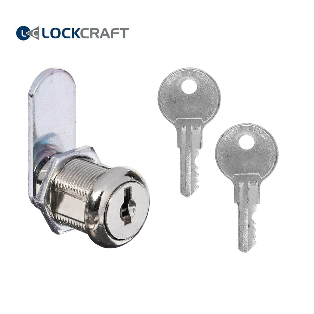 Lockcraft - 1 3/16 inch Disc Tumbler Keyed Cam Lock PK725