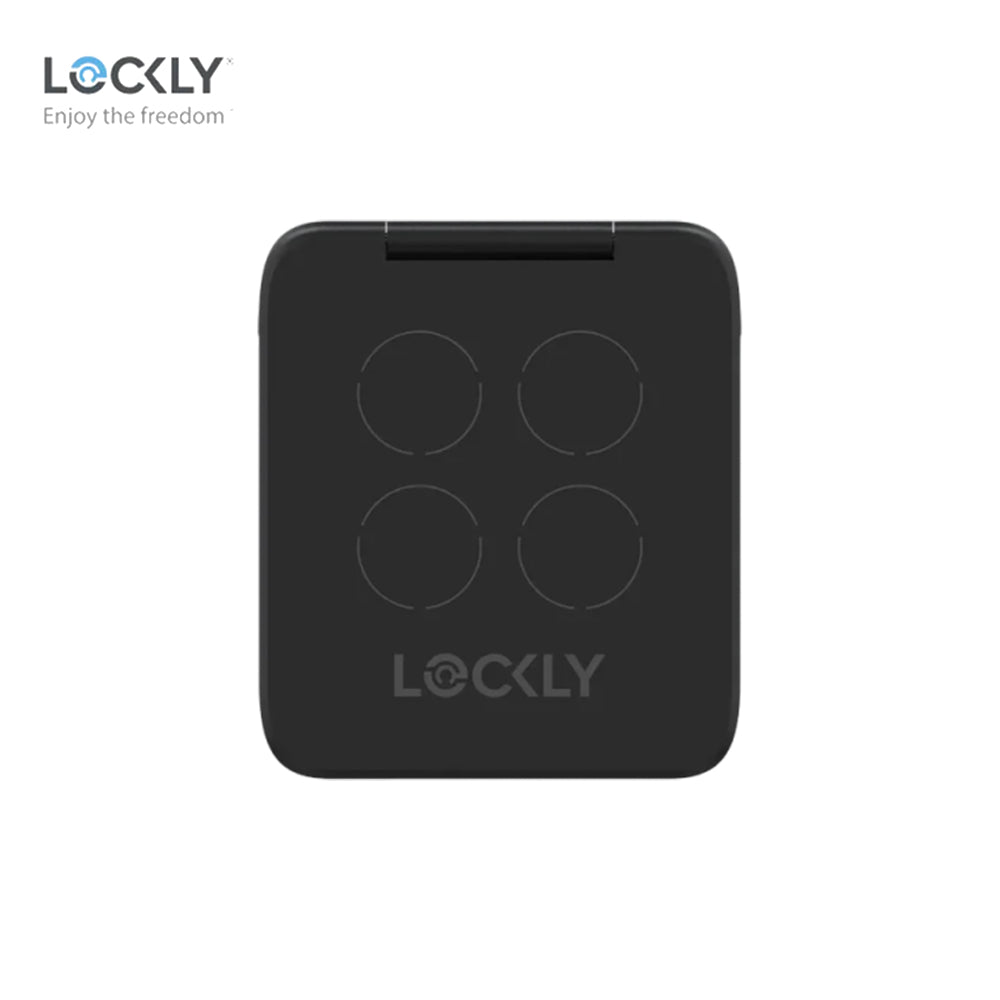 Lockly Fingerprint Biometric Electronic Smart Lock and Auto Lock Wi-Fi Hub with Touchscreen Cover