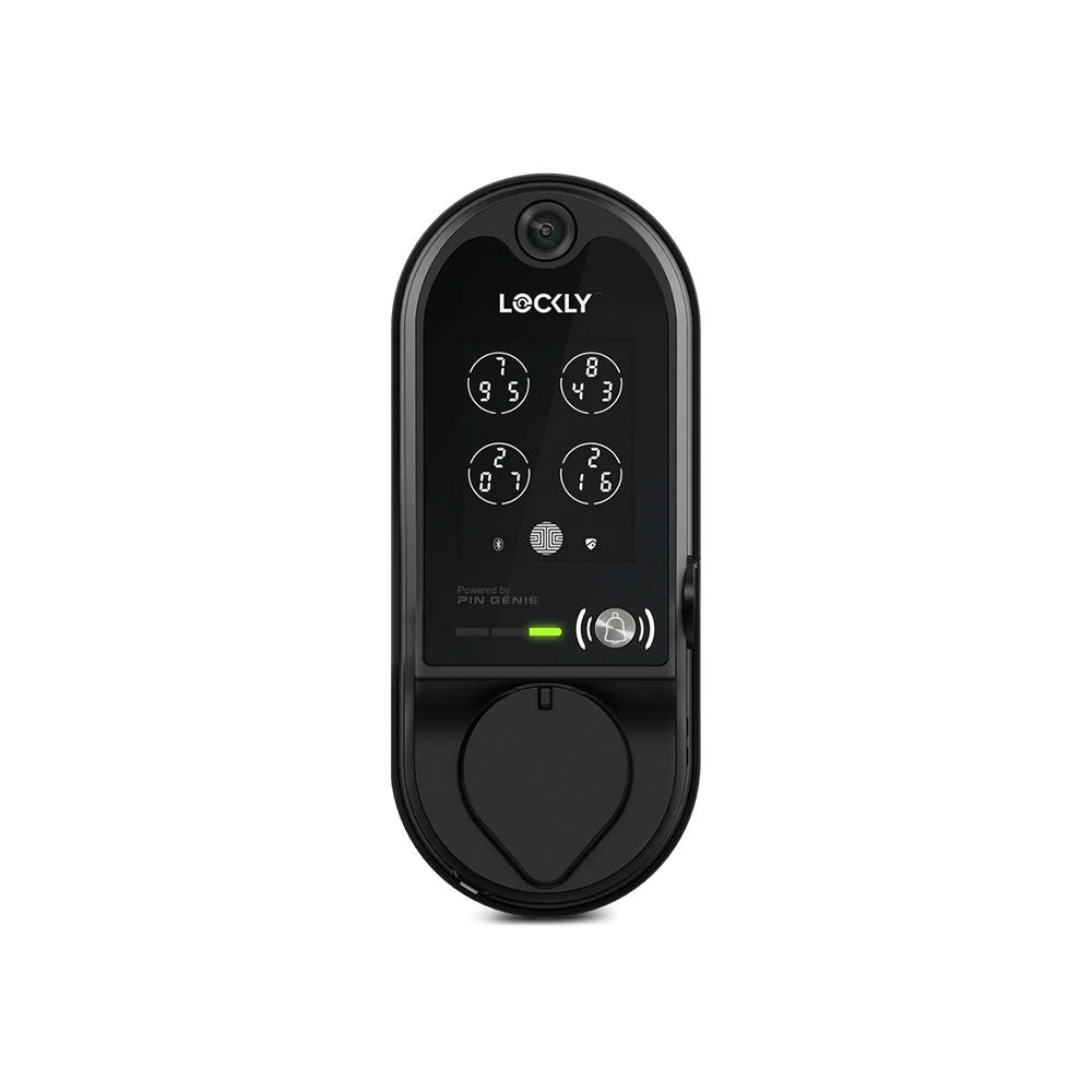 Lockly - PGD798 - Vision Doorbell Video Camera Smart Lock - Fingerprint Biometric Keypad - Remote App Control - Vision Deadbolt Edition