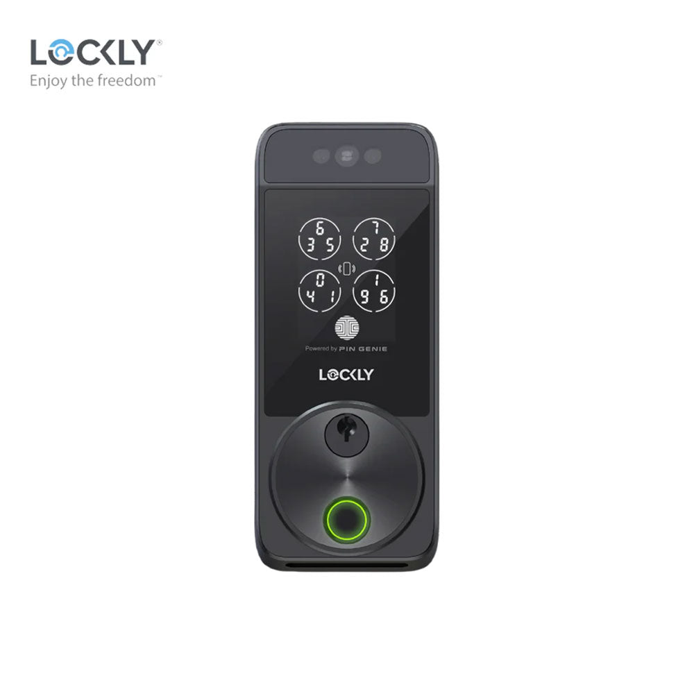 Lockly - PGK728WRHK - Visage Zeno Series Smart Lock Deadbolt with Facial Recognition