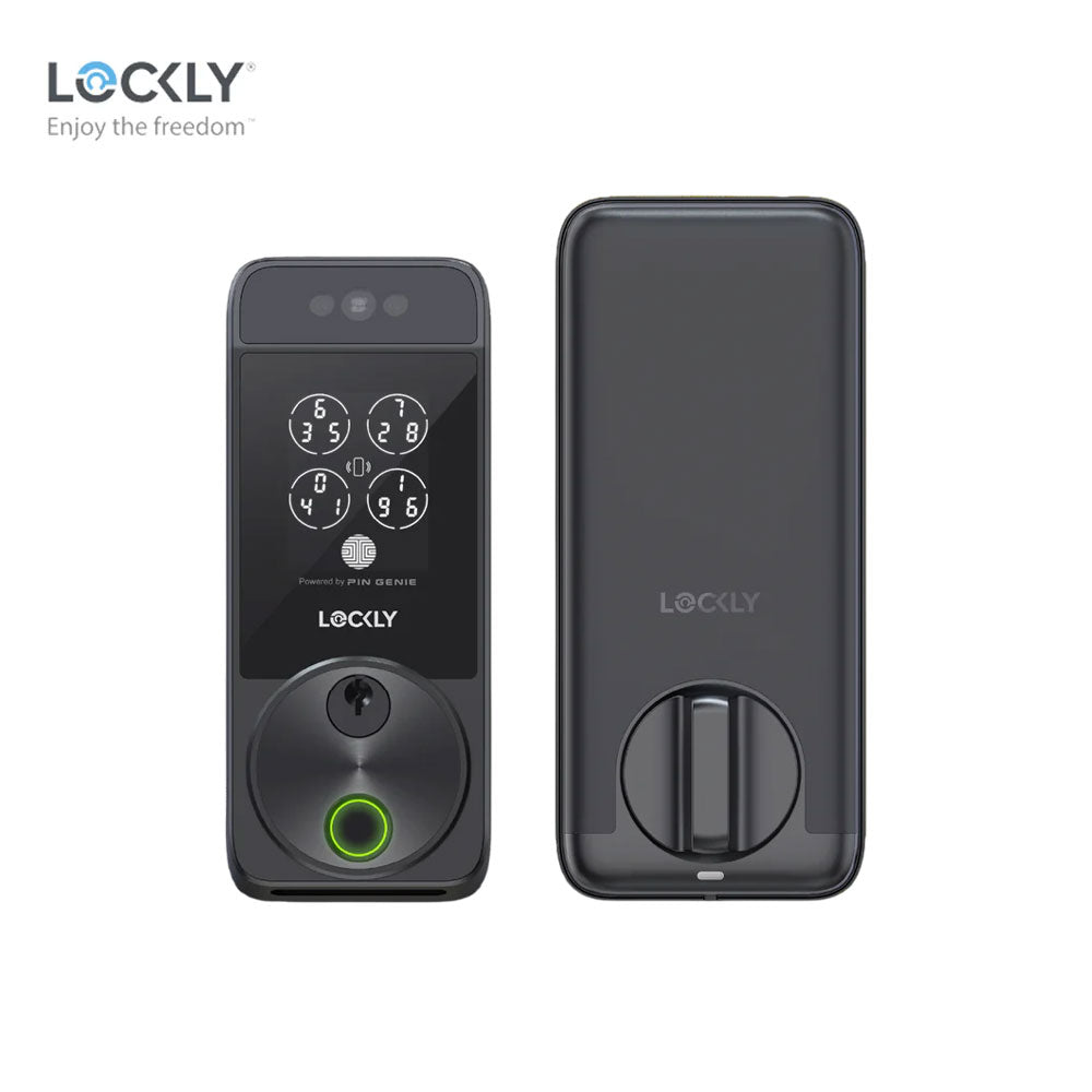 Lockly - PGK728WRHK - Visage Zeno Series Smart Lock Deadbolt with Facial Recognition
