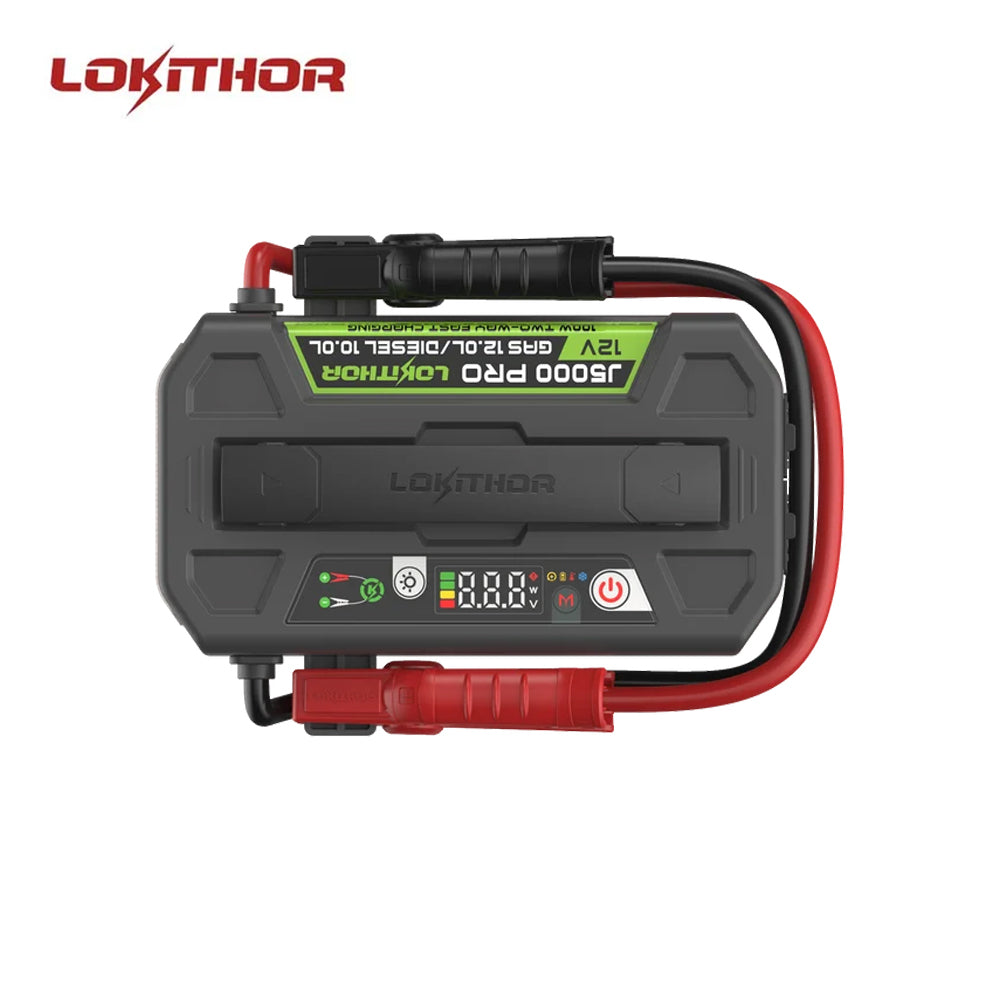 LOKITHOR J5000 PRO 5000A 12V Jump Starter with 4S LiFePO4 99.84Wh Battery and Connect Max Technology