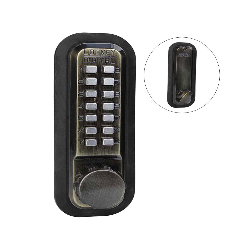 Lockey - 2210KO - Mechanical Keyless Combination Deadbolt Lock with Key Override
