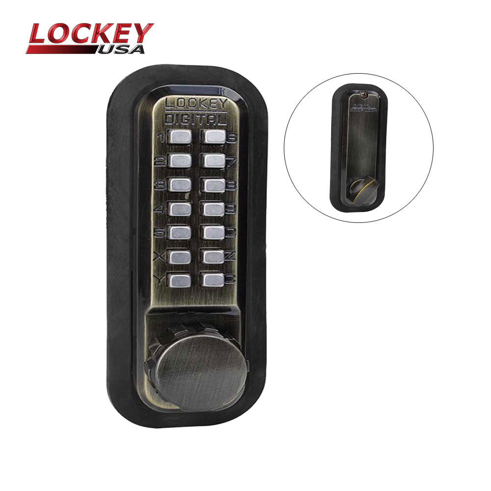 Lockey - 2210KO - Mechanical Keyless Combination Deadbolt Lock with Key Override