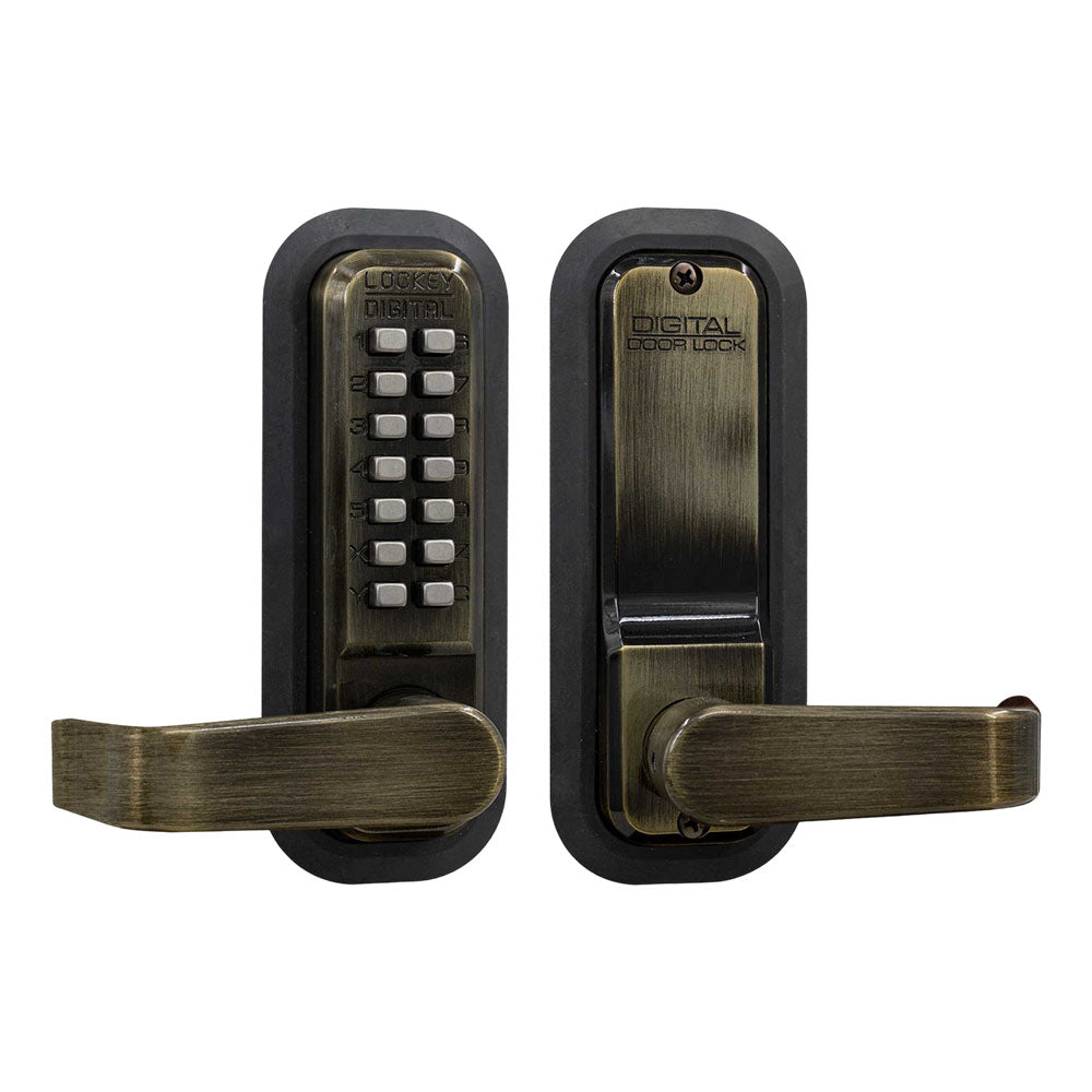 Lockey - 2835 - Mechanical Keyless Lever Lock with Passage Function