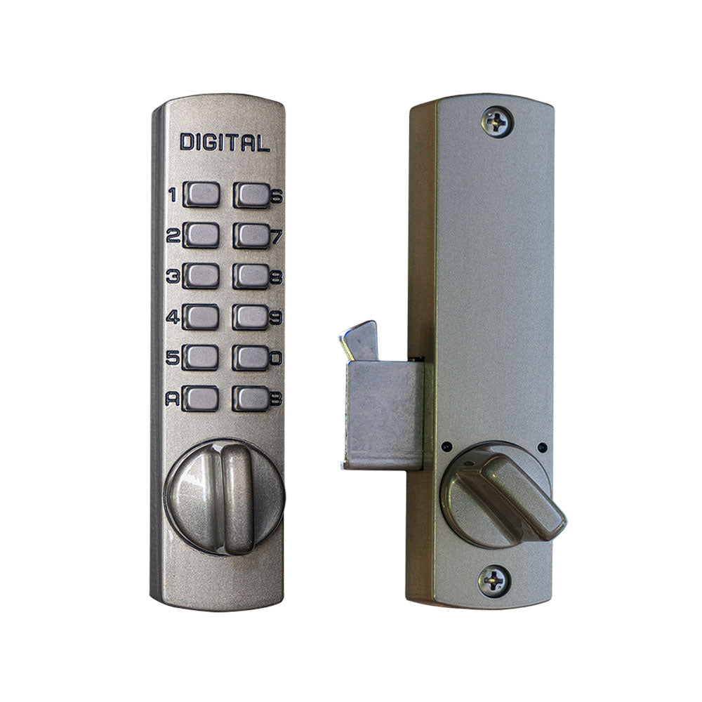 Lockey - C150 - Mechanical Keyless Hook Bolt Door Lock - Digital Combination - No Batteries Required