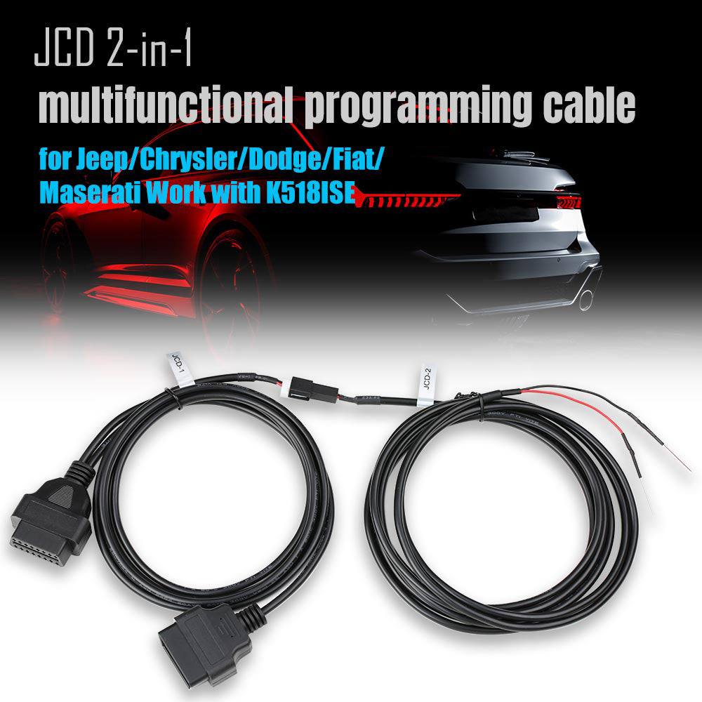 Lonsdor JCD 2-in-1 Multifunctional Programming Cable for Jeep Chrysler Dodge Fiat Maserati