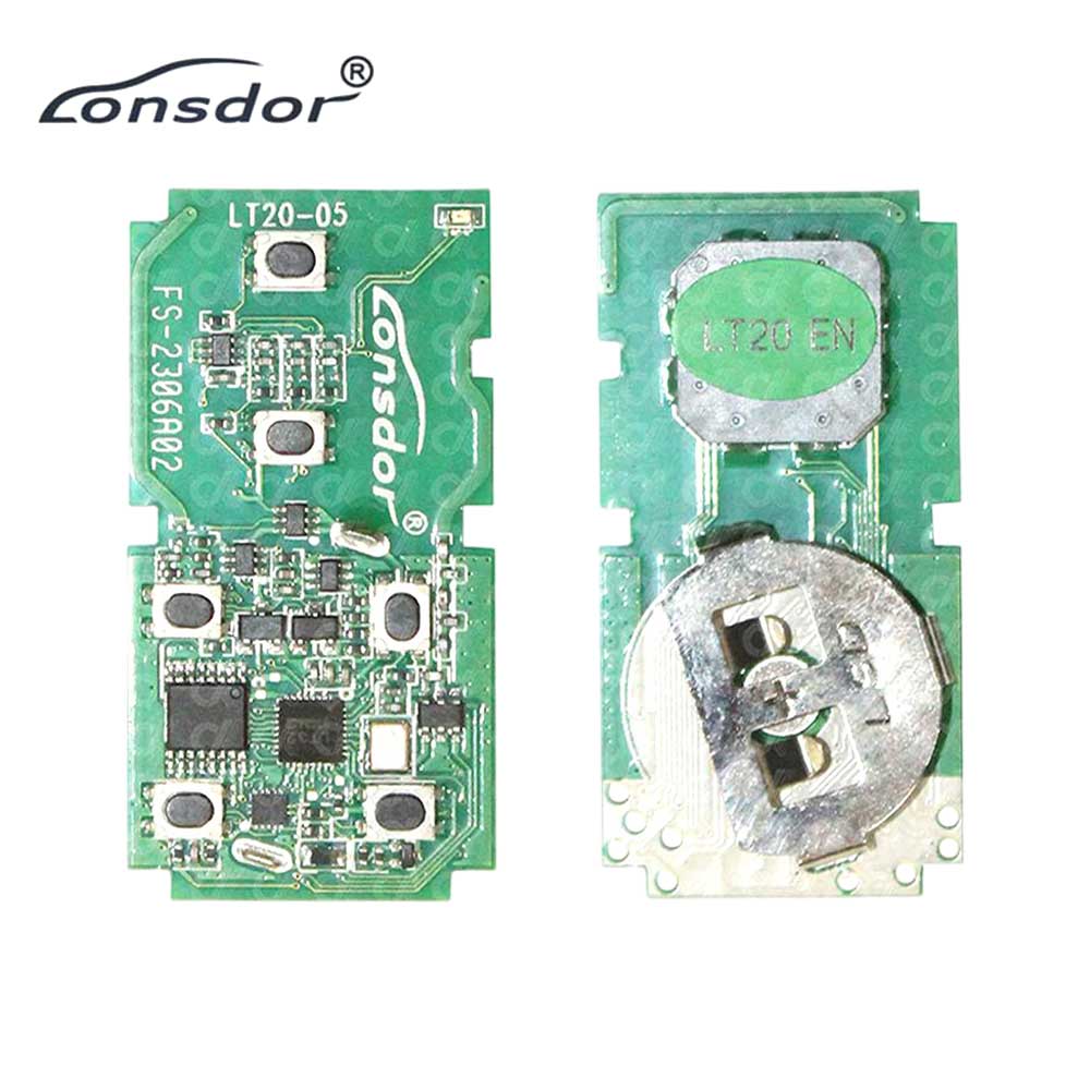 Lonsdor LT20-05 Universal Smart Key Remote Board - 4 Buttons - 314.35MHz - 4D Chip for Toyota Sienna