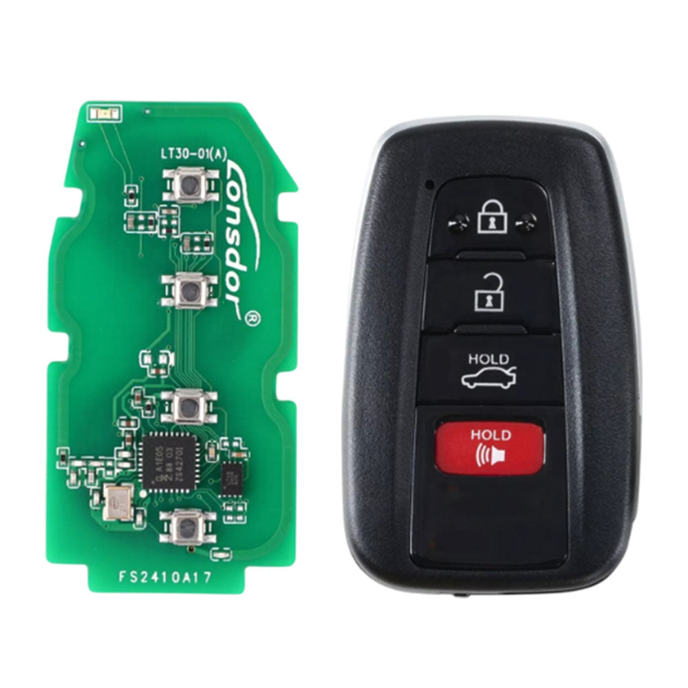 Lonsdor - LT30-01 - Universal Smart Key PCB Board and Shell for Toyota/Lexus 4A-AA - 4 Buttons