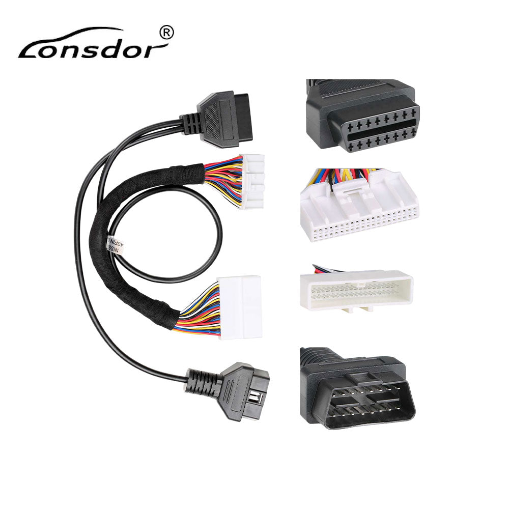 Lonsdor 40 PIN BCM Cable for Nissan Rogue T33 Pathfinder Sylphy B18 Works with K518ISE K518S