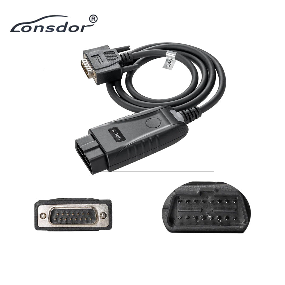 Lonsdor Replacement OBD Test Cable for K518 PRO and K518 PRO FCV Key Programmers