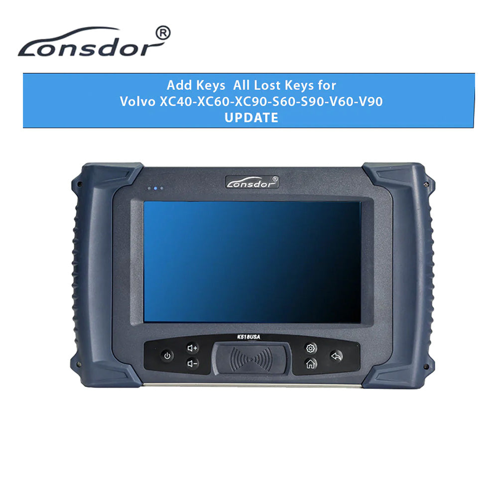 Lonsdor K518USA for Volvo 2015 - 2021 Update - Add a Keys - All Keys Lost