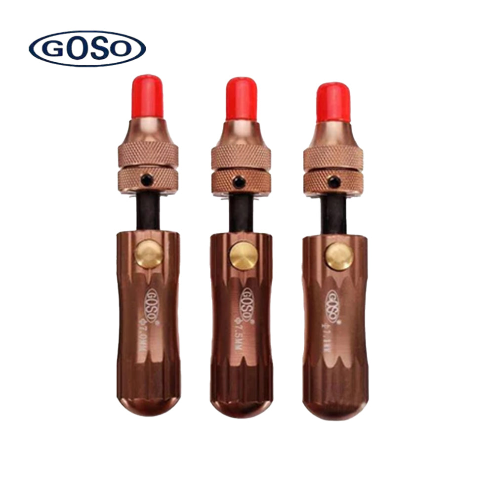 GOSO 3Pcs 7 Pin Tubular Lock Pick Set (7mm, 7.5mm, 7.8mm)