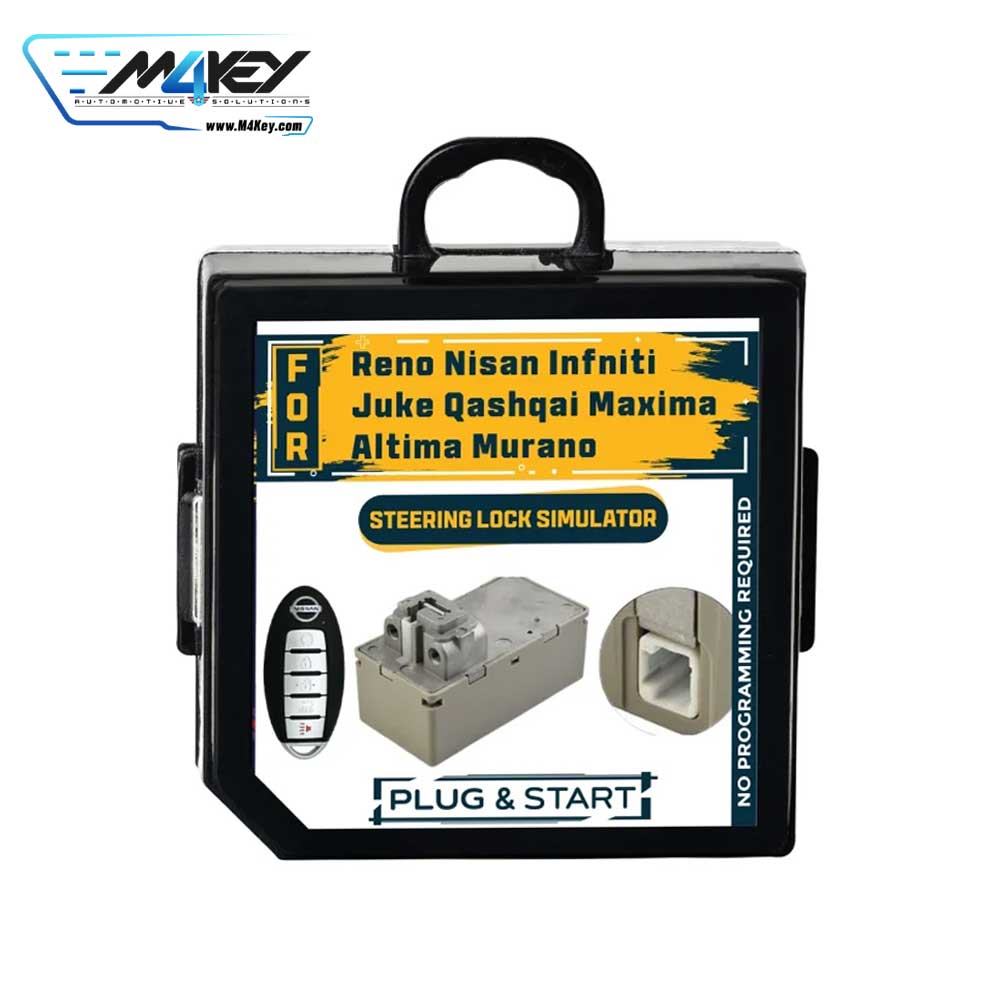 M4KEY M4-1224 - ESL / ELV Steering Lock Emulator for Nissan/Infiniti/Juke/Qashqai/Maxima/Altima/Murano/2007-2011