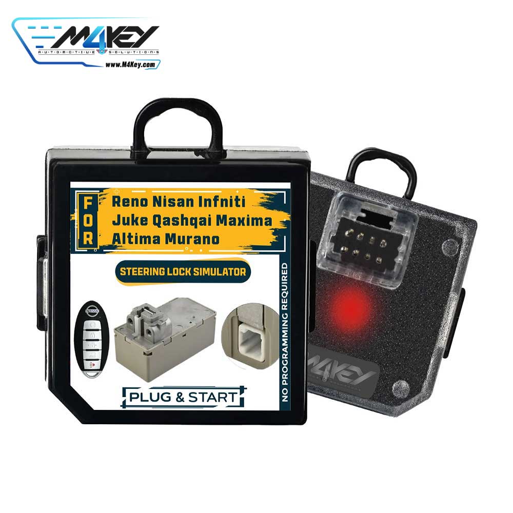M4KEY M4-1224 - ESL / ELV Steering Lock Emulator for Nissan/Infiniti/Juke/Qashqai/Maxima/Altima/Murano/2007-2011