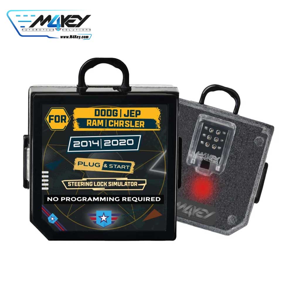 M4KEY M4-1307 - ESL / ELV Steering Lock Emulator for Dodge Jeep Ram Chrysler 2014 2020