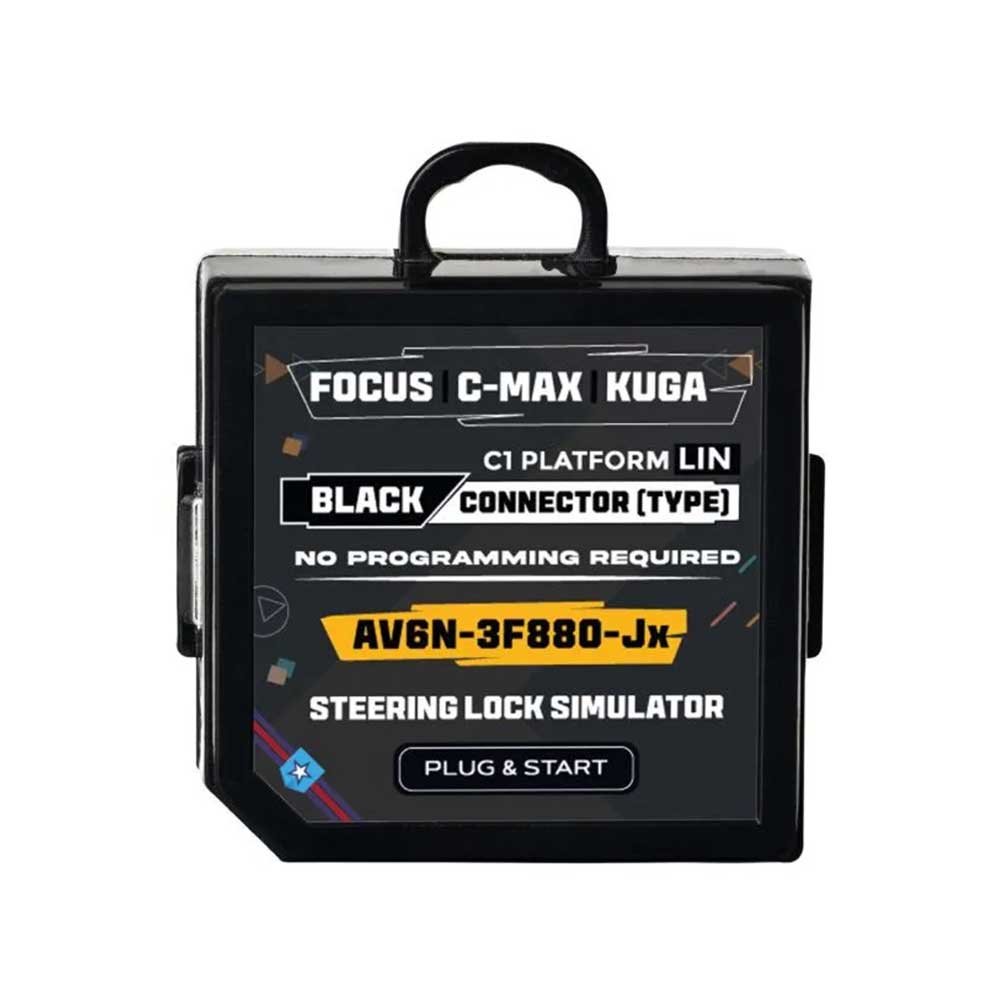 M4KEY M4-1317 - ESL / ELV Steering Lock Emulator for Ford/Focus Black Connector