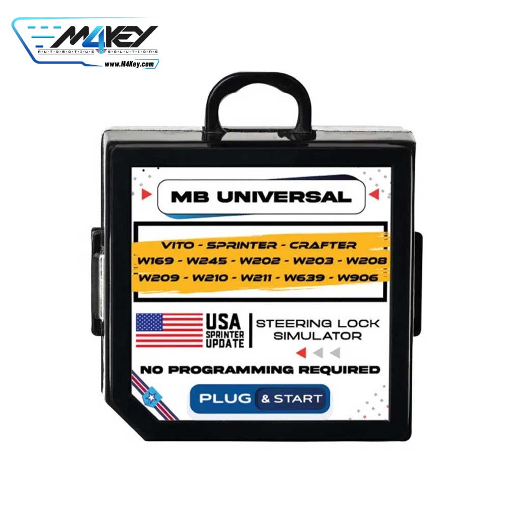 M4KEY M4-7777 - ELV / ESL Steering Lock Emulator for MB Universal Crafter