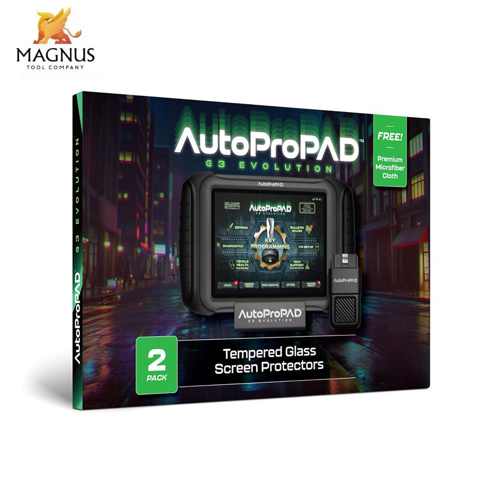 Magnus AutoProPAD G3 Evolution Tempered Glass Screen Protectors - 2 Pack