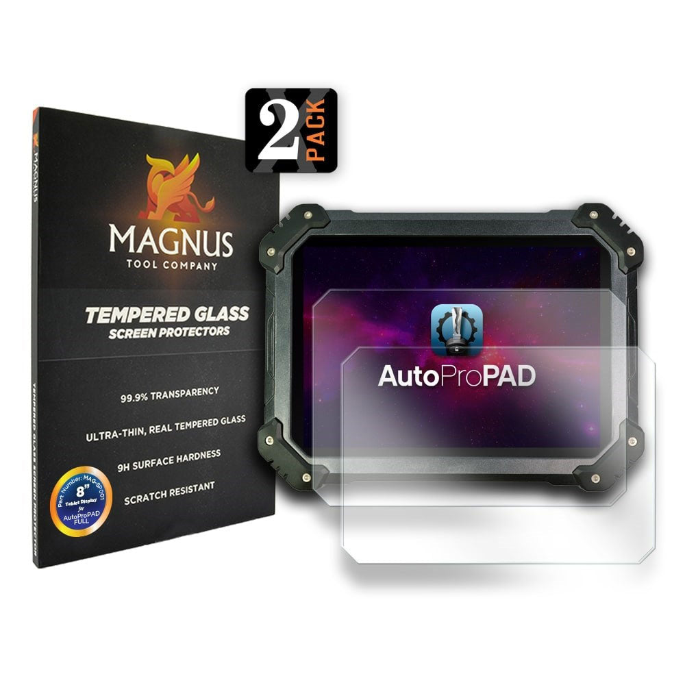 Magnus 8 Tempered Glass Screen Protector for AutoProPAD FULL (Pack of 2)