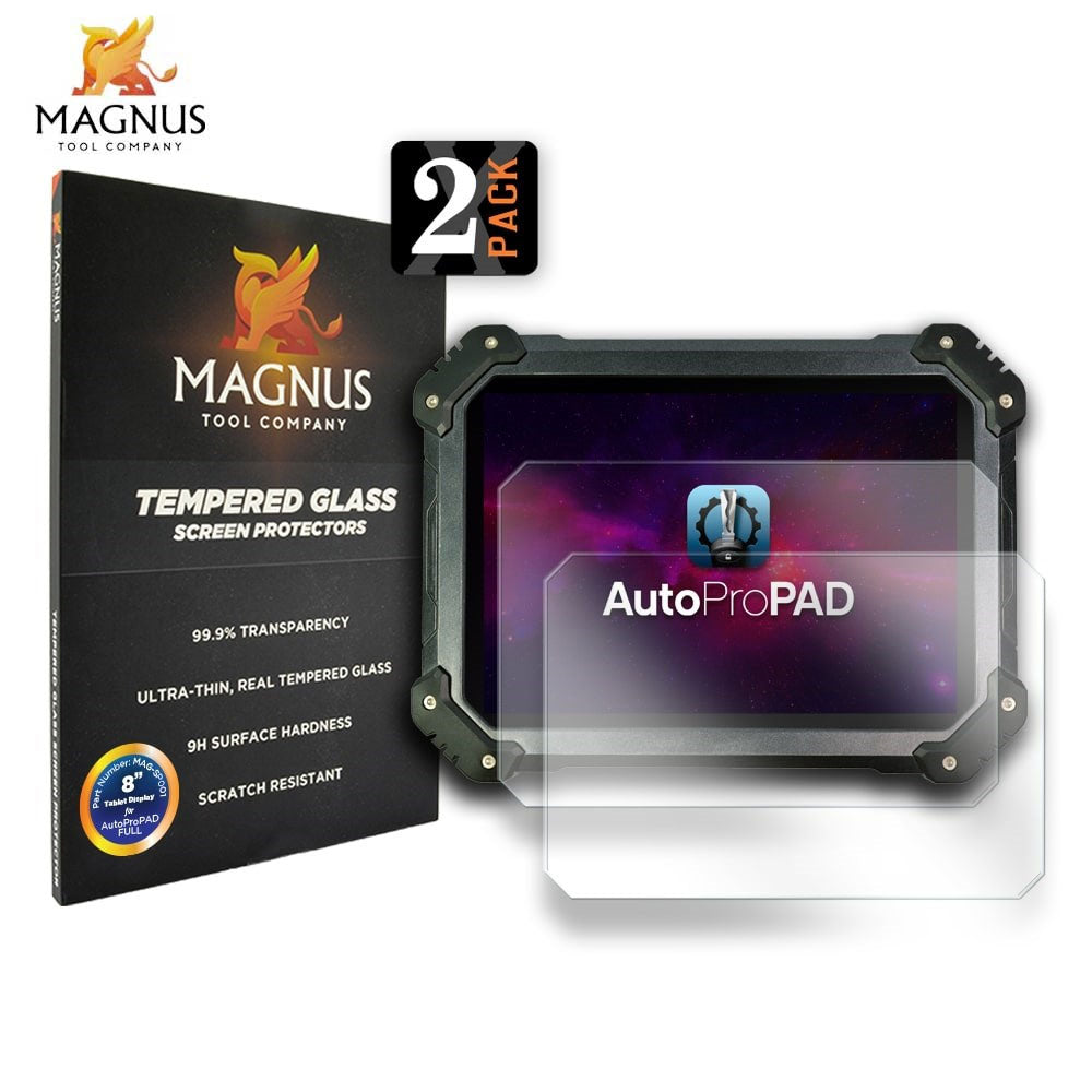 Magnus 8 Tempered Glass Screen Protector for AutoProPAD FULL (Pack of 2)